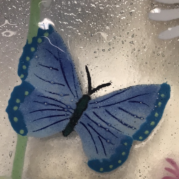 Wm McGrath Fused Glass 10" x 10" Platter - Picture 7 of 13